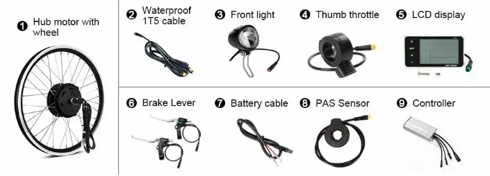 comprar kit bicicleta eléctrica 20 pulgadas